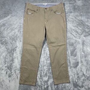 Peter Millar Men's Pants Khaki Stretch Chinos Straight Leg Size 34(35.5)x31-32